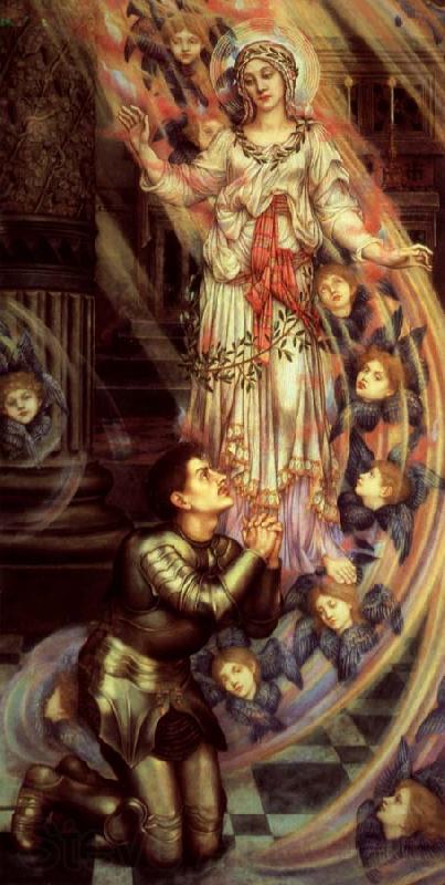 Evelyn De Morgan Our Lady of Peace Spain oil painting art